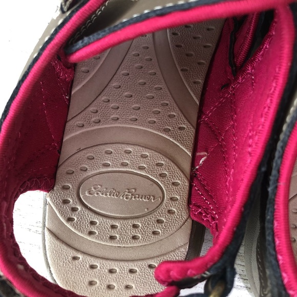 EDDIE BAUER Mary Leather Hiking Sandals 7 - Picture 10 of 12